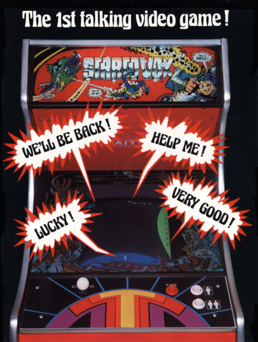 Stratovox Arcade Game Cover